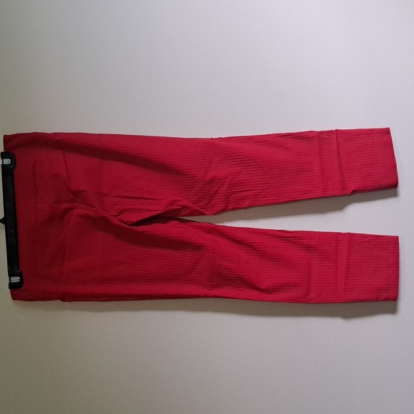 🪭SizSPull-up bright red women dress pants,no pockets/zippers super comfortable - Picture 4 of 6